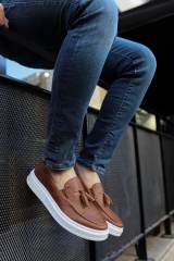 Marsetti Herren Braun Schnür Casual Dicke Sohle Orthopädische Schuhe 2