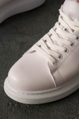 Marsetti Herren Weiße Leder Casual Schuhe Sneaker Modell 3