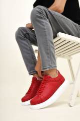Marsetti Herren Rote Wildleder Casual Sneaker 2