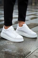 Marsetti Herren Weiß Casual Schnür Dicke Sohle Orthopädische Schuhe
